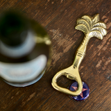 Gold palm tree bottle opener - SALE HOMEWARES