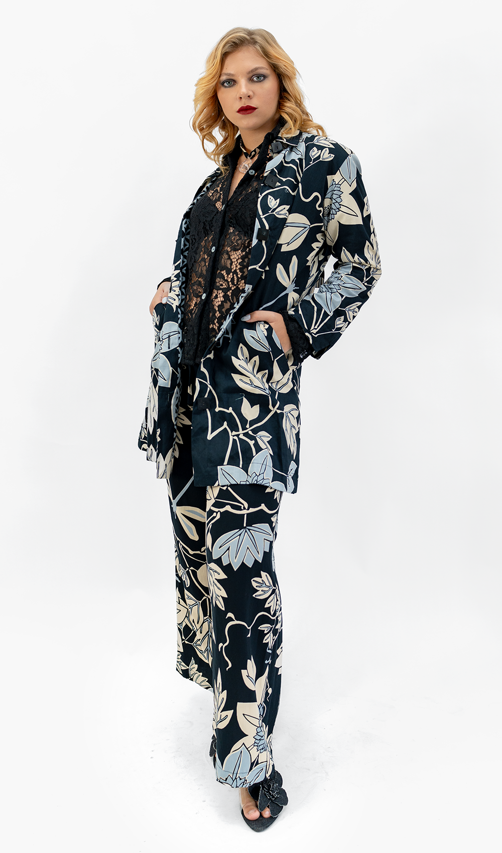 Organic Cotton Frock Coat Onyx, 2 sizes