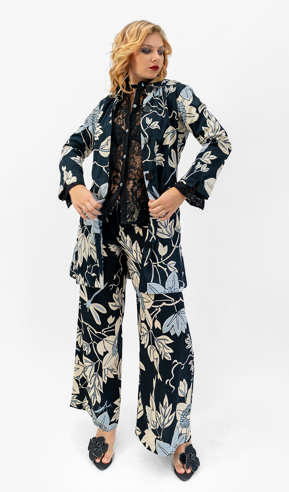 Organic Cotton Frock Coat Onyx, 2 sizes
