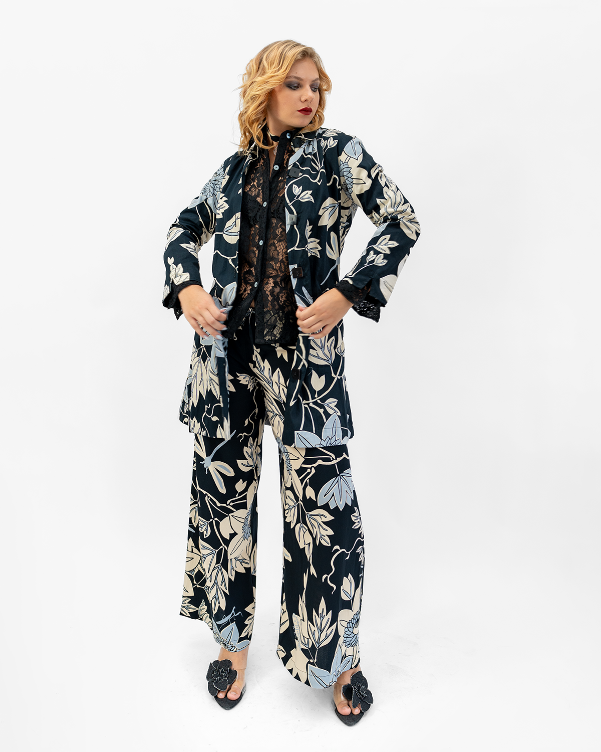 Organic Cotton Frock Coat Onyx, 2 sizes