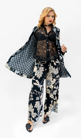 Organic Cotton Frock Coat Onyx, 2 sizes