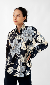 Organic Cotton Button-up Shirt Onyx, 2 sizes