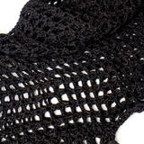 Crochet Cropped Sweater Rayon Black, 1 Size - SALE CLOTHING & KIDS