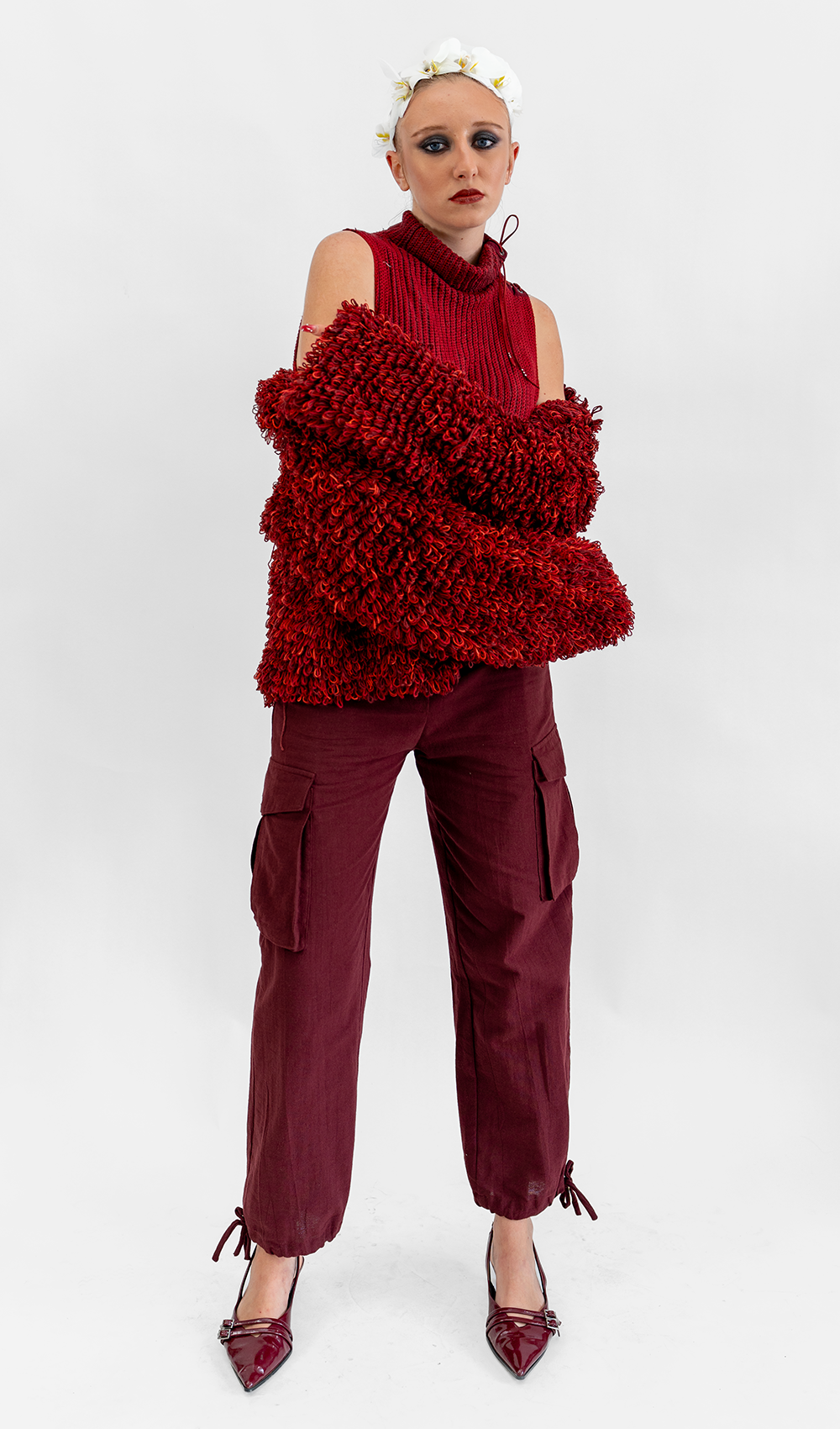 Jaket Fluffy Cherry - Satu Ukuran