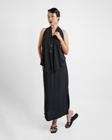 Black Rayon Straight Skirt, 2 sizes