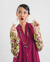 Avocado Crocheted Ballet Shrug, 1 size