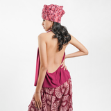 Claret Water Organic Organza Scarf