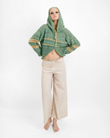 Avocado Crocheted Hoodie, 1 size