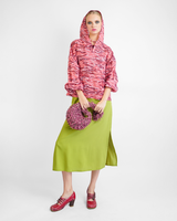Avocado Rayon Straight Skirt, 2 sizes