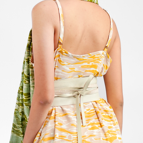 Natural Reversible Obi Belt