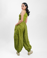 Infinity Squared Avocado Organic Cotton Balloon Pants, 3 sizes