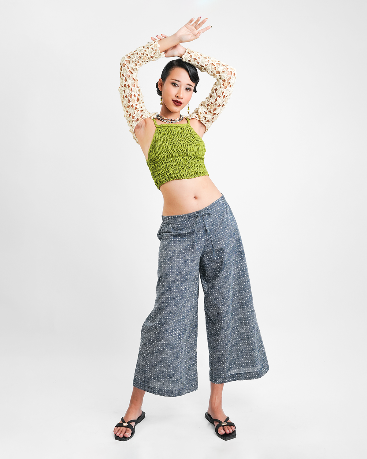 Natural Crocheted Ballet Shrug, 1 size