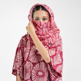 Claret Water Organic Organza Scarf