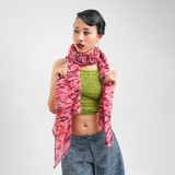 Claret Water Organic Organza Scarf