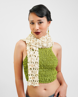 Natural Crocheted Ballet Shrug, 1 size
