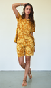 Passion flower Turmeric shorts - SALE CLOTHING & KIDS
