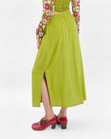 Avocado Rayon Straight Skirt, 2 sizes