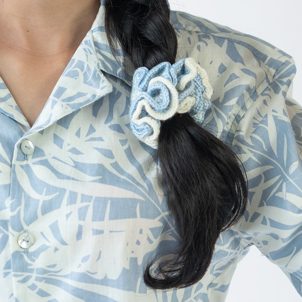 Crocheted Sea Life Scrunchies