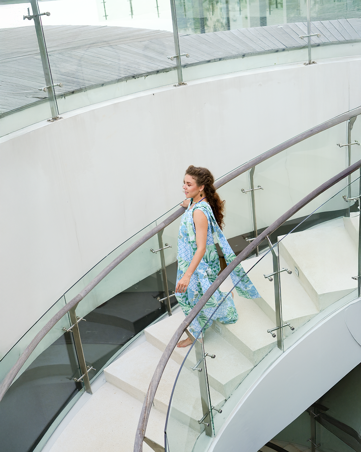 Cool Patchwork Rayon Scarf