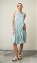 Eco Rayon Semi Swing Dress Bamboo Blue, 3 sizes