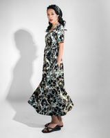 Onyx River Rayon Frock Dress, 3 Sizes