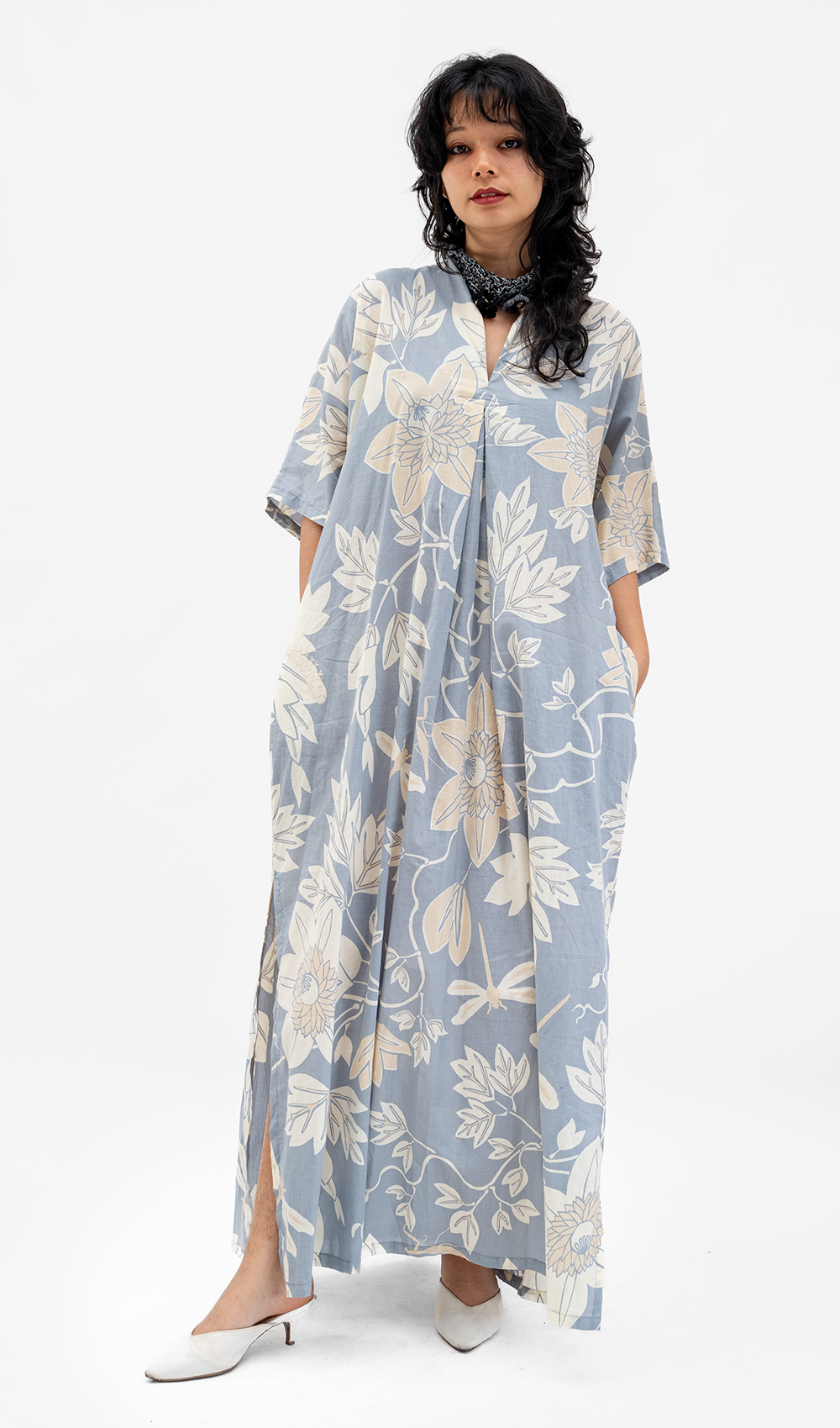 Dove Organic Cotton Kaftan Dress, 1 size
