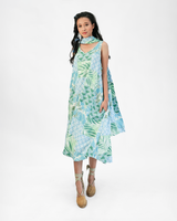 Cool Patchwork Rayon Scarf