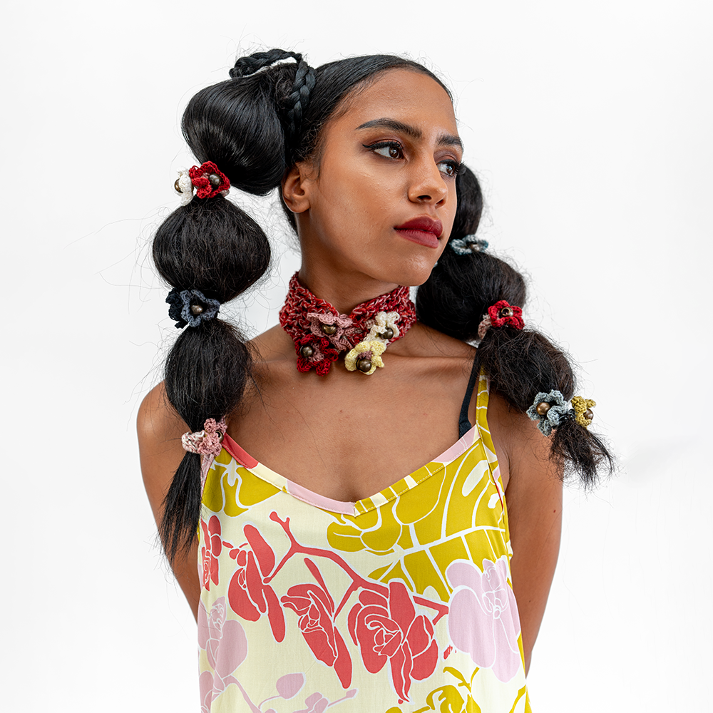 Assorted Crocheted Flower Hair Ties