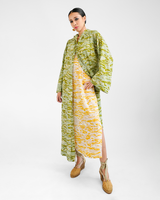 Water Avocado Organic Cotton Organza Hooded Coat, 1 size