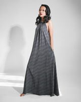 Infinity Squared Onyx Rayon Long Twiggy Dress, 2 sizes