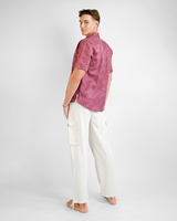 Infinity Squared Claret Organic Cotton Shirt, 3 sizes