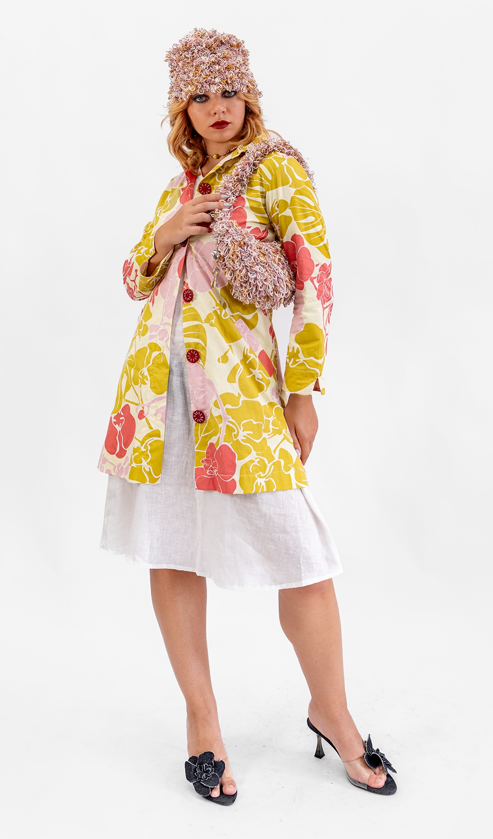 Organic Cotton Frock Coat Chartreuse, 2 sizes