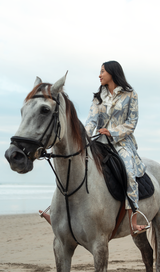 Organic Cotton Frock Coat Dove, 2 sizes