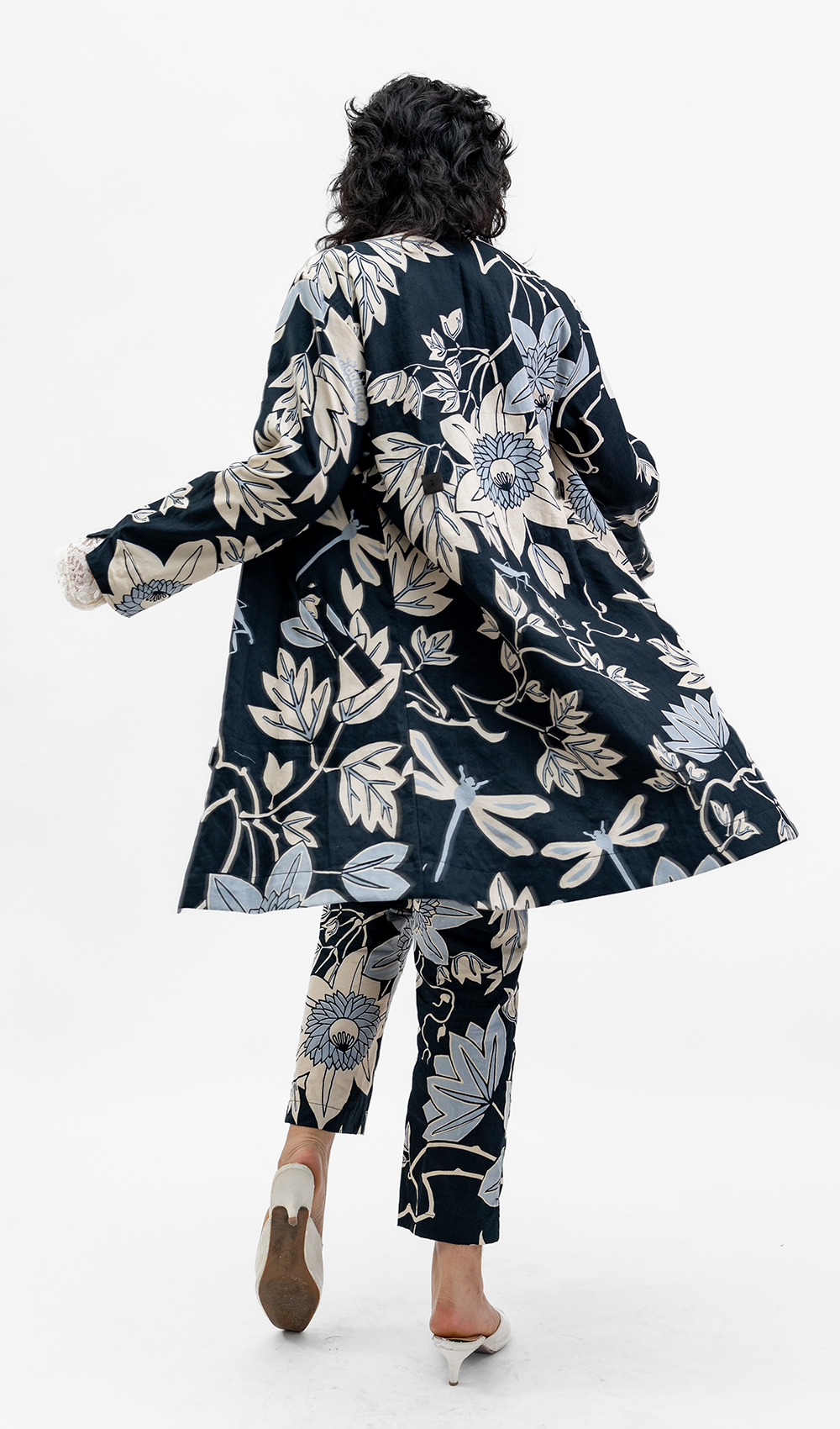 Organic Cotton Frock Coat Onyx, 2 sizes