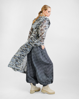 Infinity Squared Onyx Rayon Balloon Pants, 3 sizes