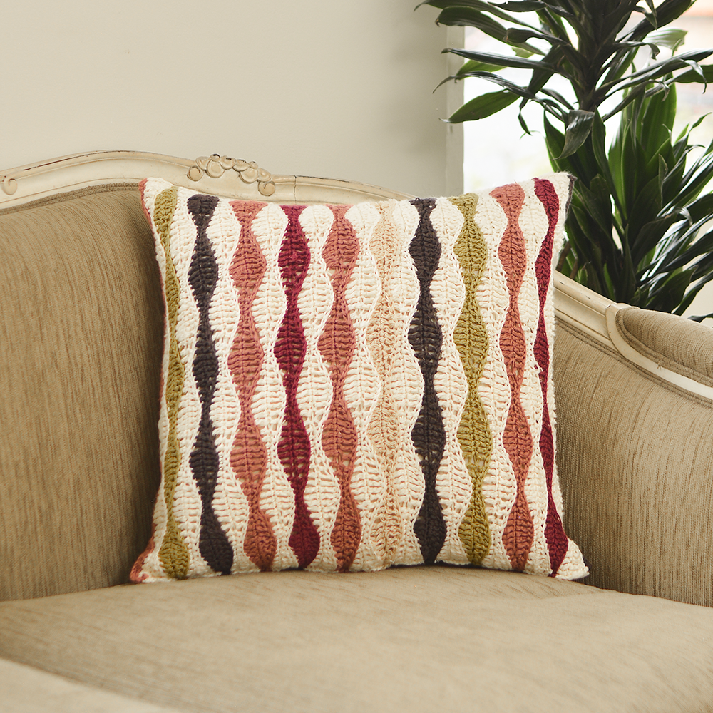 Retro Wave Crochet Cushion Covers 45cm SALE HOMEWARES tokobalizen