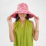 Water Claret Cotton Sunhat