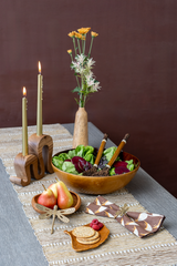 Heliconia Brown Honey Napkins set of 4 - SALE HOMEWARES