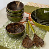 Olive Coconut & Capiz Shell Bowl