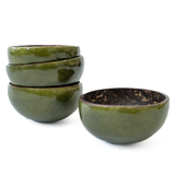 Olive Coconut & Capiz Shell Bowl