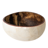 White Coconut & Capiz Shell Bowl