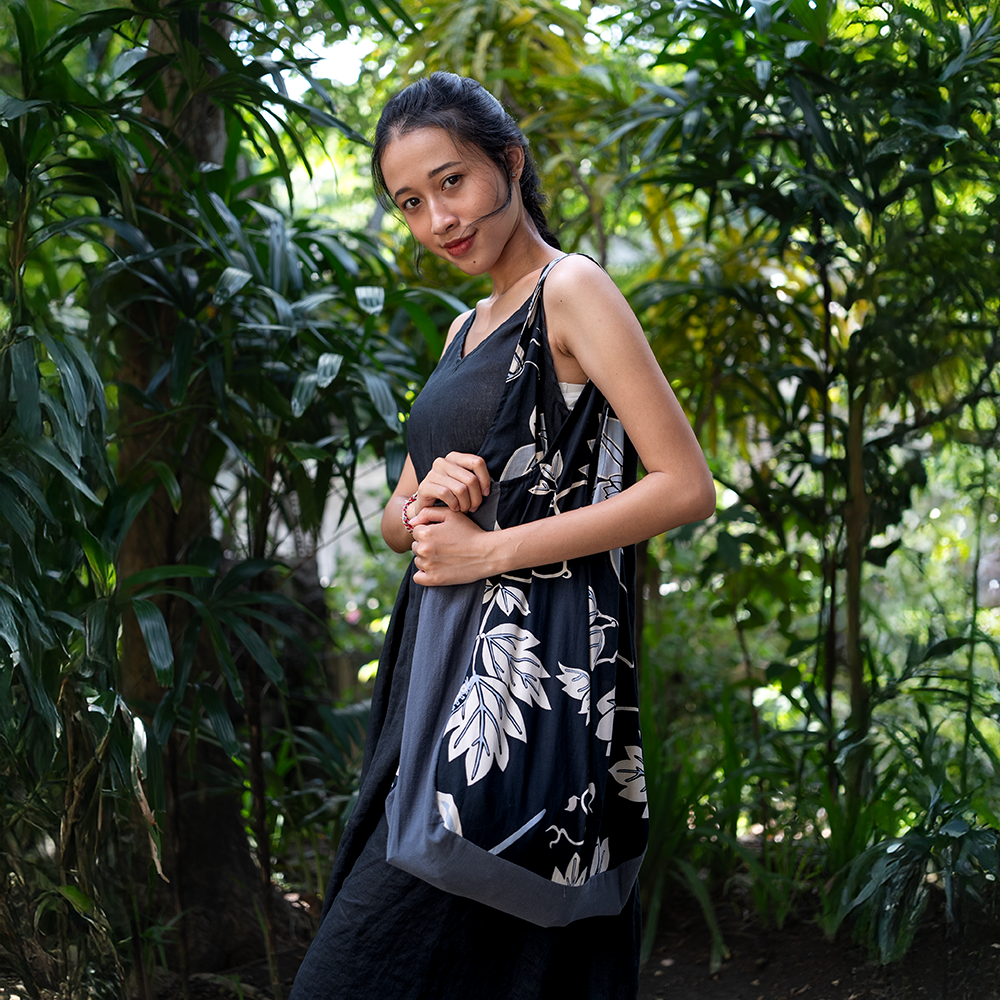 Premium shopper Cotton Linen Onyx