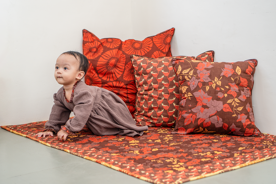 Karpet Corduroy Browns yang Indah ukuran kecil - 36 x 48