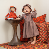 Prairie Dress Mocha, 5 sizes - SALE CLOTHING & KIDS