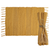 Turmeric Stripe Vetiver Placemat set/6
