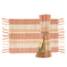 Apricot Spice Vetiver Placemat, Set of 6