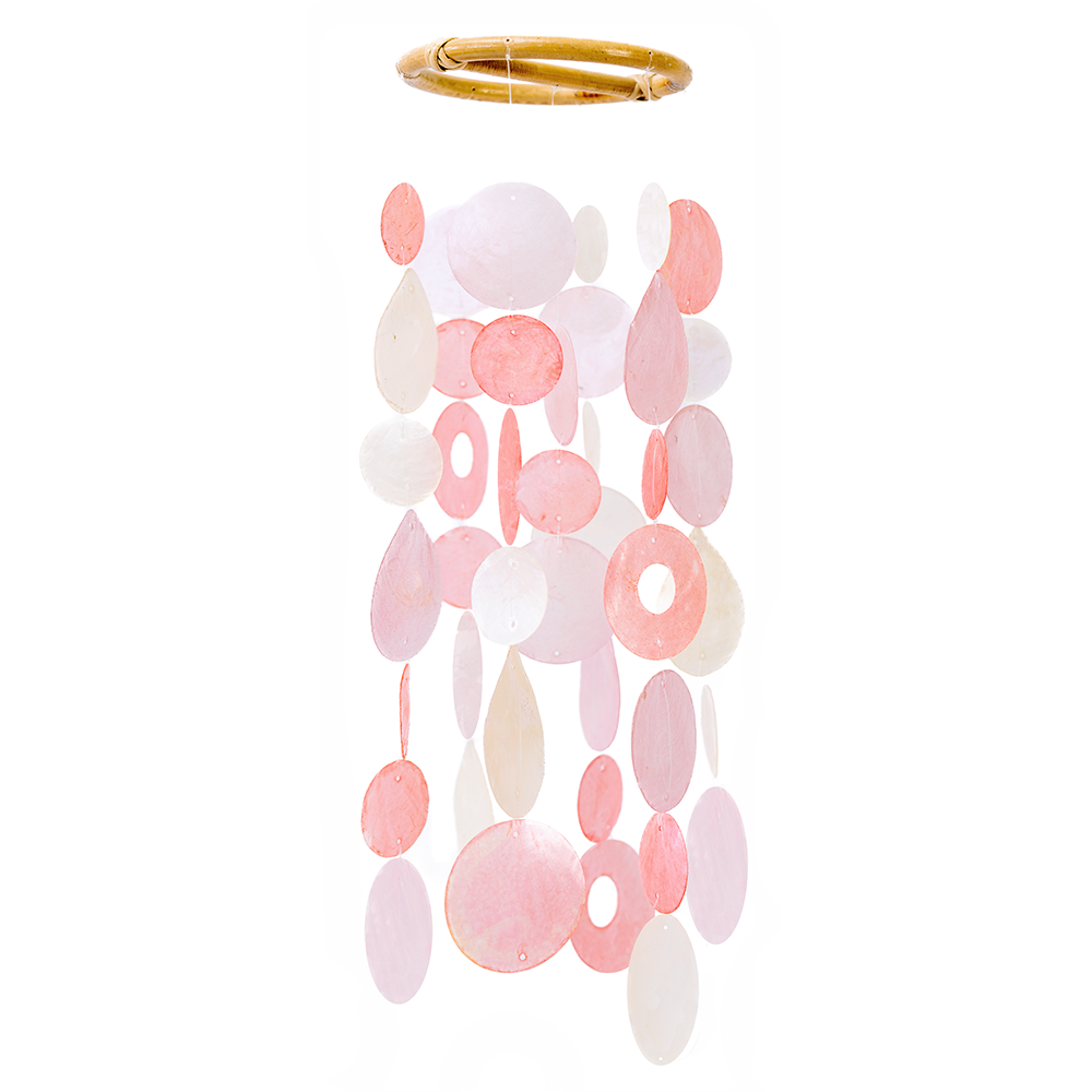 Pretty in Pink Round Chime, Small