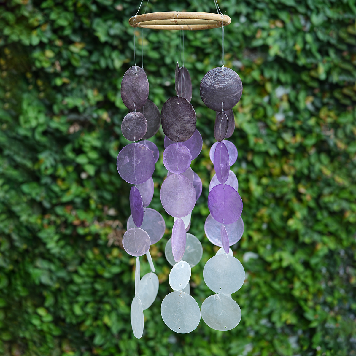 Lonceng Bulat Kecil Warna Lavender Ombre Sienna