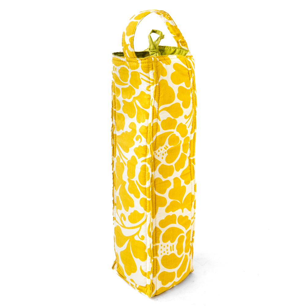 Prada Citrus Yellow Padded Wine Bag