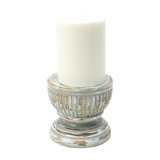 Tempat Lilin Pendek dengan Sentuhan Antik